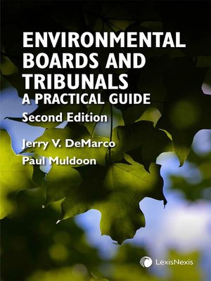 cover image of Environmental Boards and Tribunals